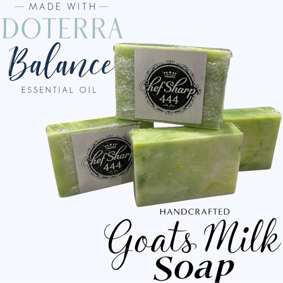 Goats Milk Soap with Doterra Balance Essential Oil full 4oz Bar - Picture 1 of 3